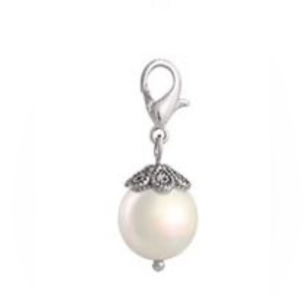 Origami Owl NEW  ivory pearl dangle Charm Jewelry Necklace Bracelets